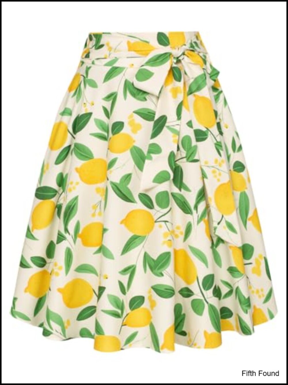 High Waisted A-Line Midi Skirt with Pockets Polyester Blend